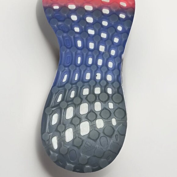 Adidas PureBoost Go Womens Size 9 Cloud White Shock Red Running Shoes Used - Picture 12 of 15